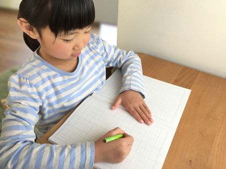 個別指導の小学生