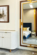 Master Bedroom Console and Mirror