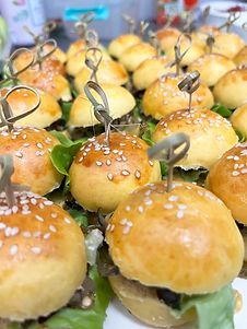 Chica et Cocco mini burguers