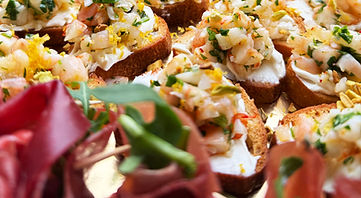 Piéce salée fraiche pour un cocktail
