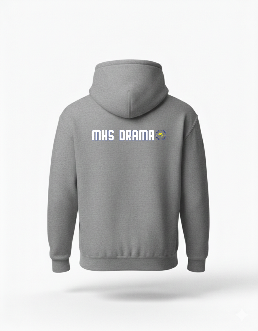 Thumbnail: MHS Logo w/ MHS Drama on back Hoodie