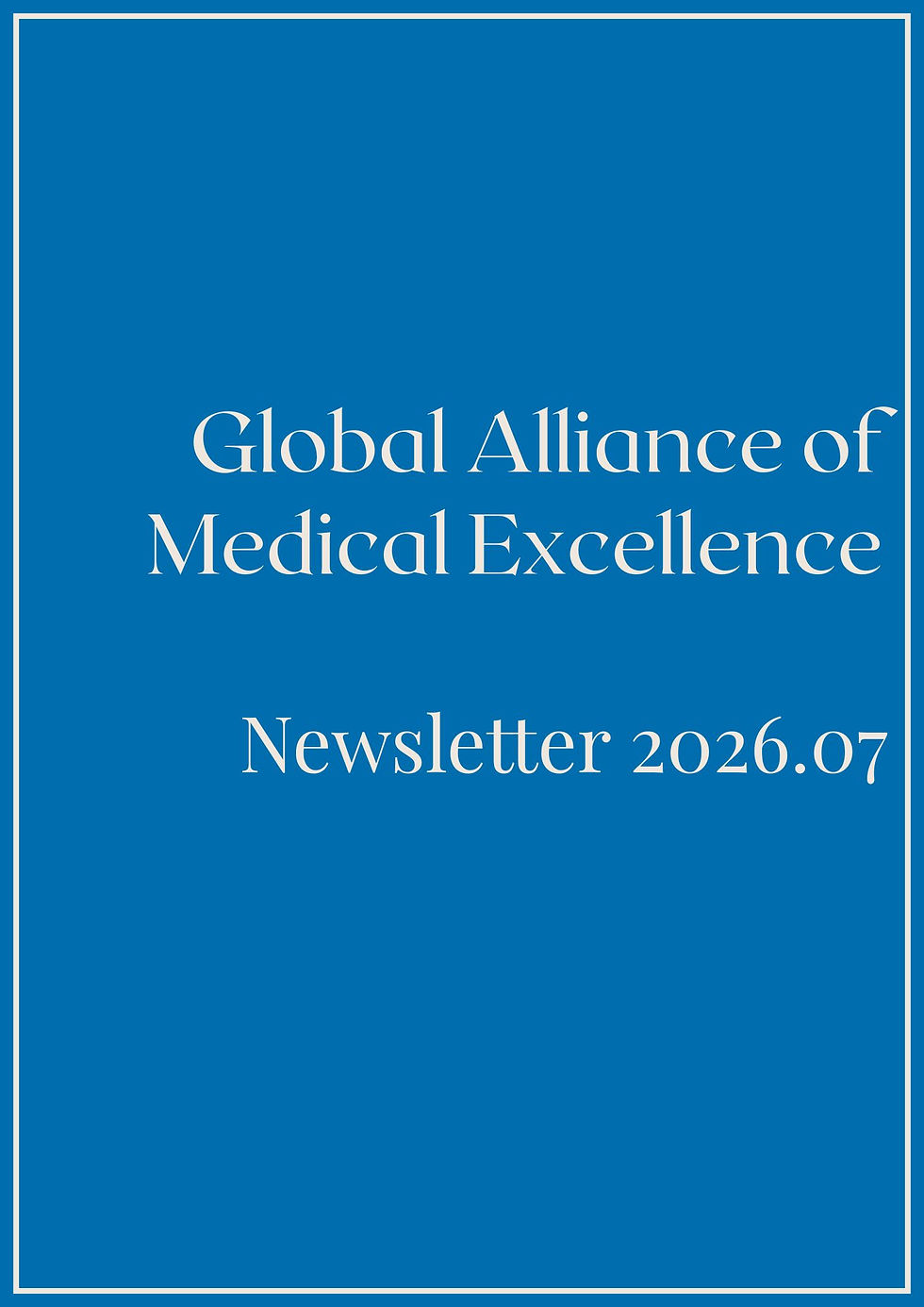 GAME Newsletter 2026.07