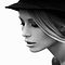 Model in Black & White