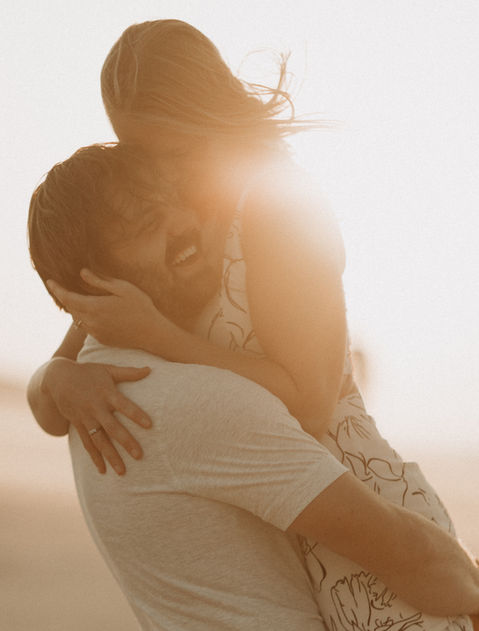 Silver Lake Sand Dunes engagement photos. Wedding and elopement photographer Michigan