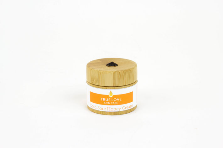 True Love cold sore honey cream packaging
