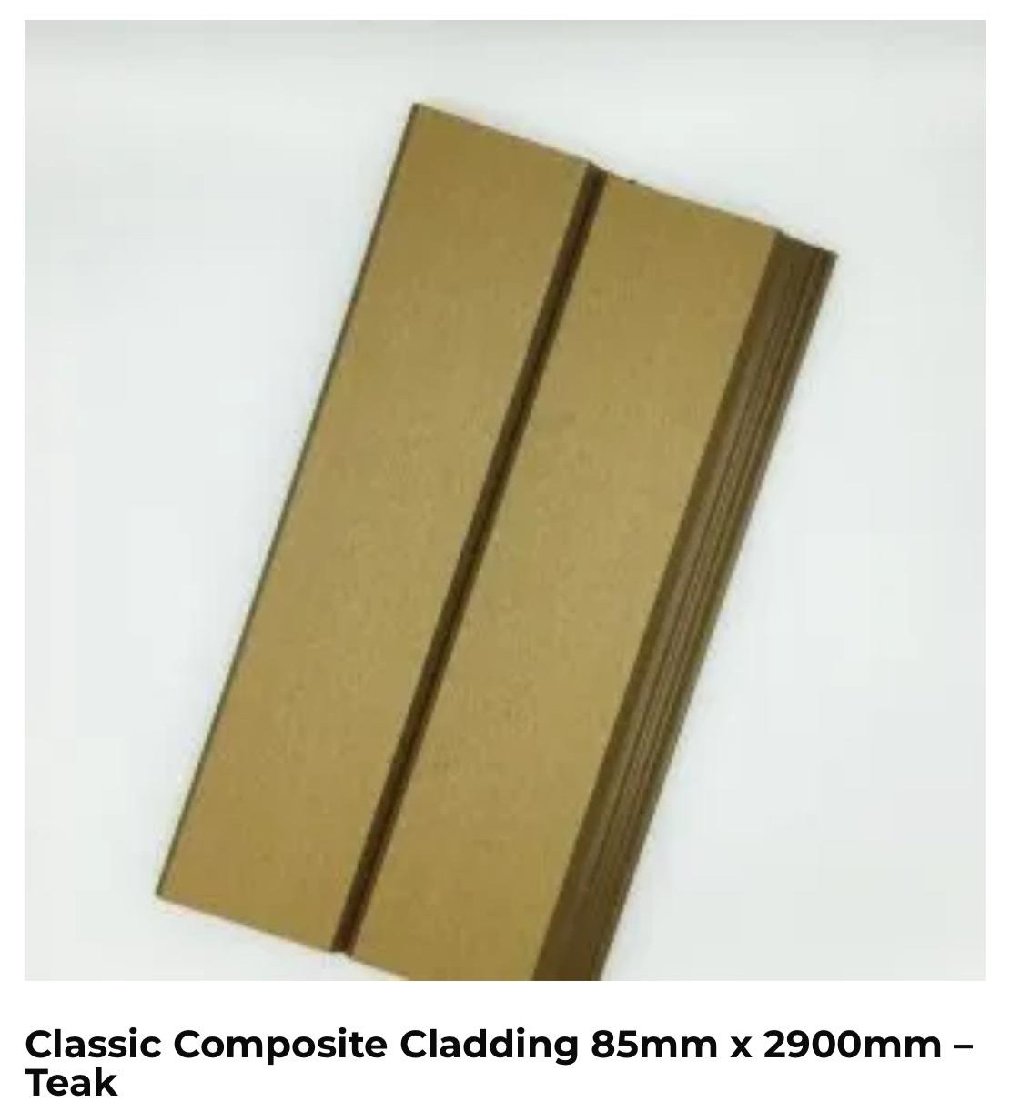 Teak Composite Cedar Cladding 85mm x 2900mm