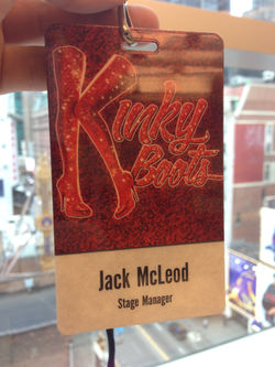 My backstage pass