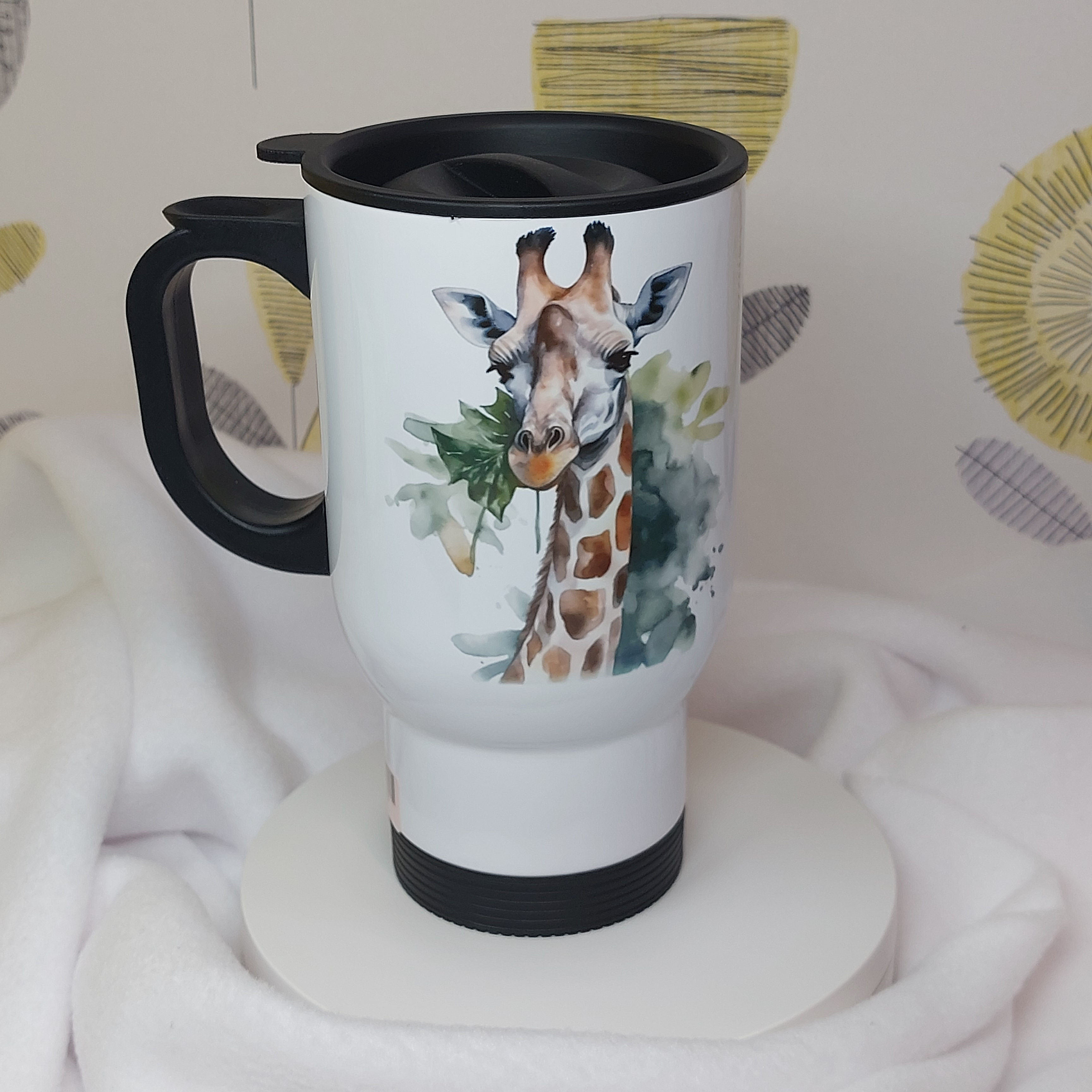 Giraffe 5 Stainless Steel Travel Mug