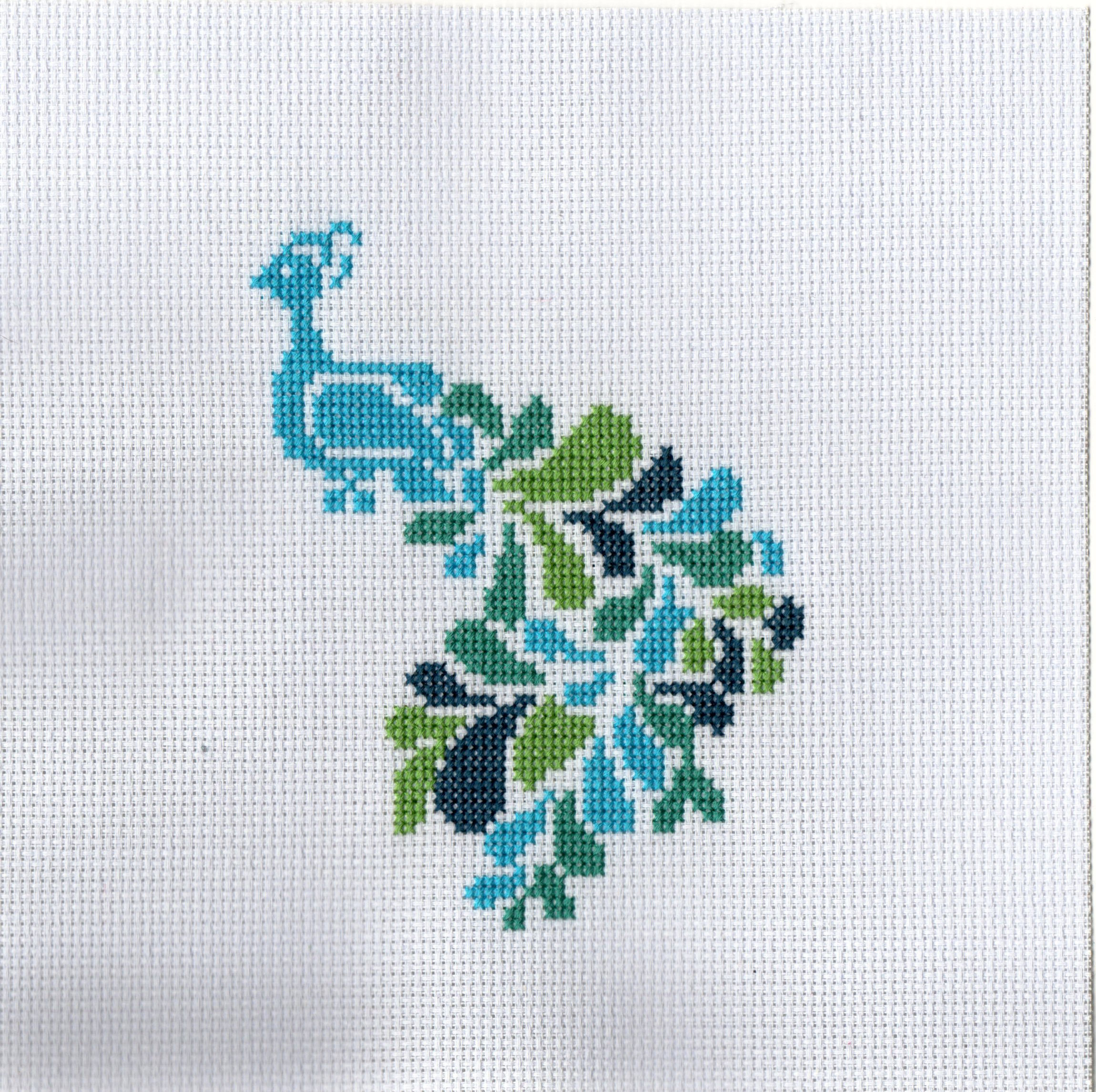 Peacock Cross Stitch Pattern Download