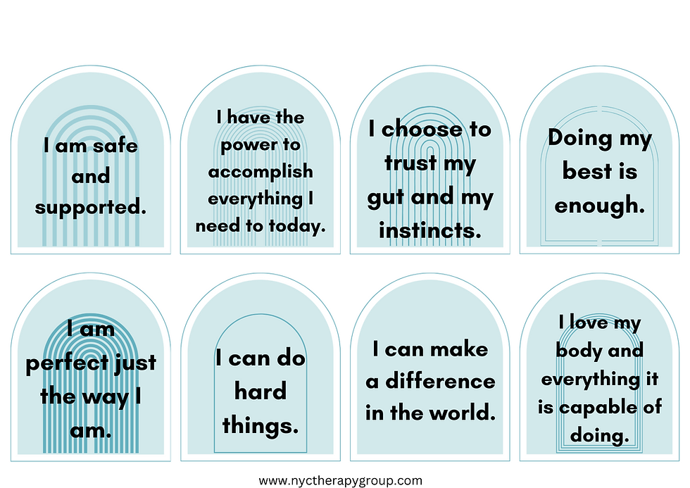 Positive Affirmation Cards