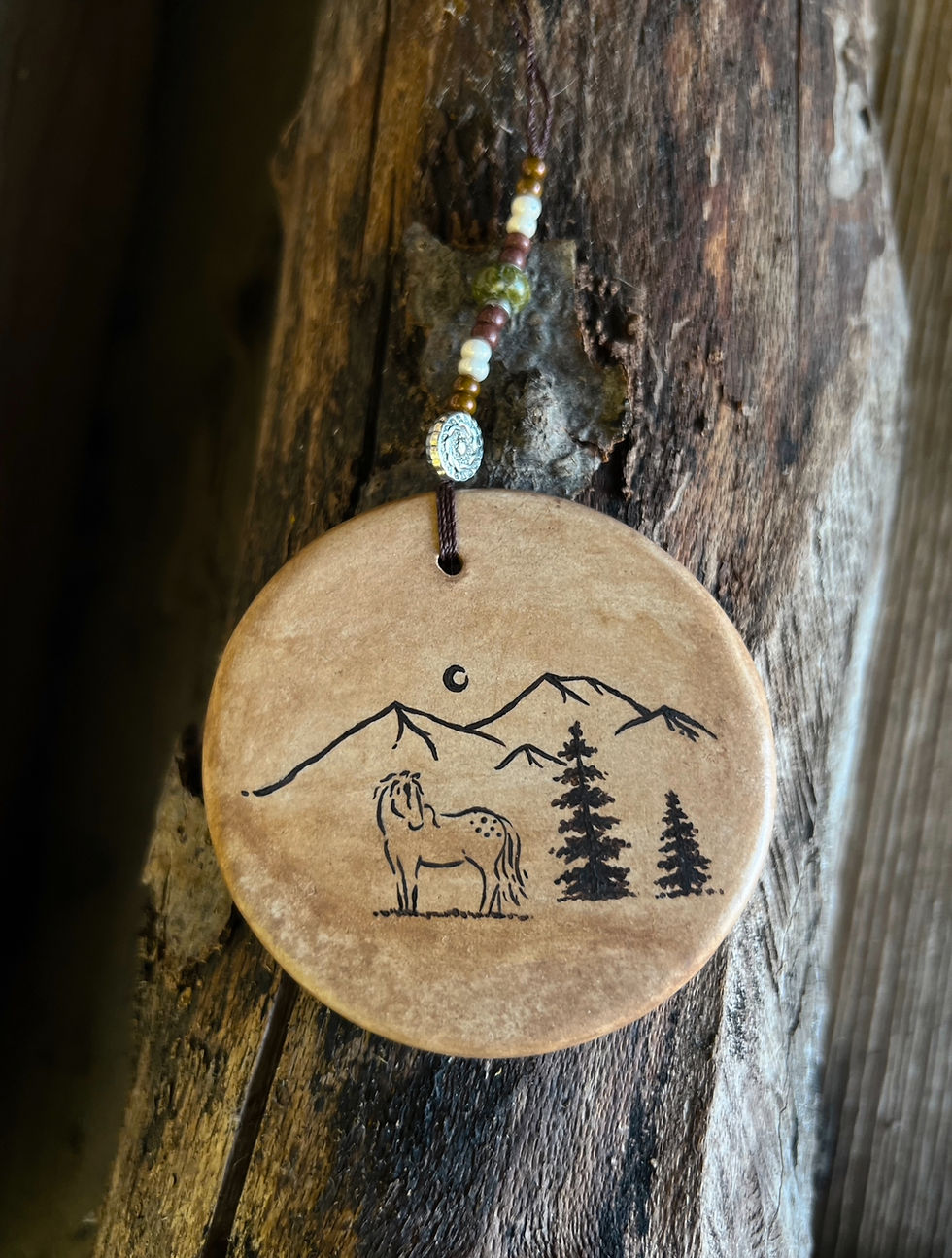 Thumbnail: Wall talisman - Under the Quiet Moon