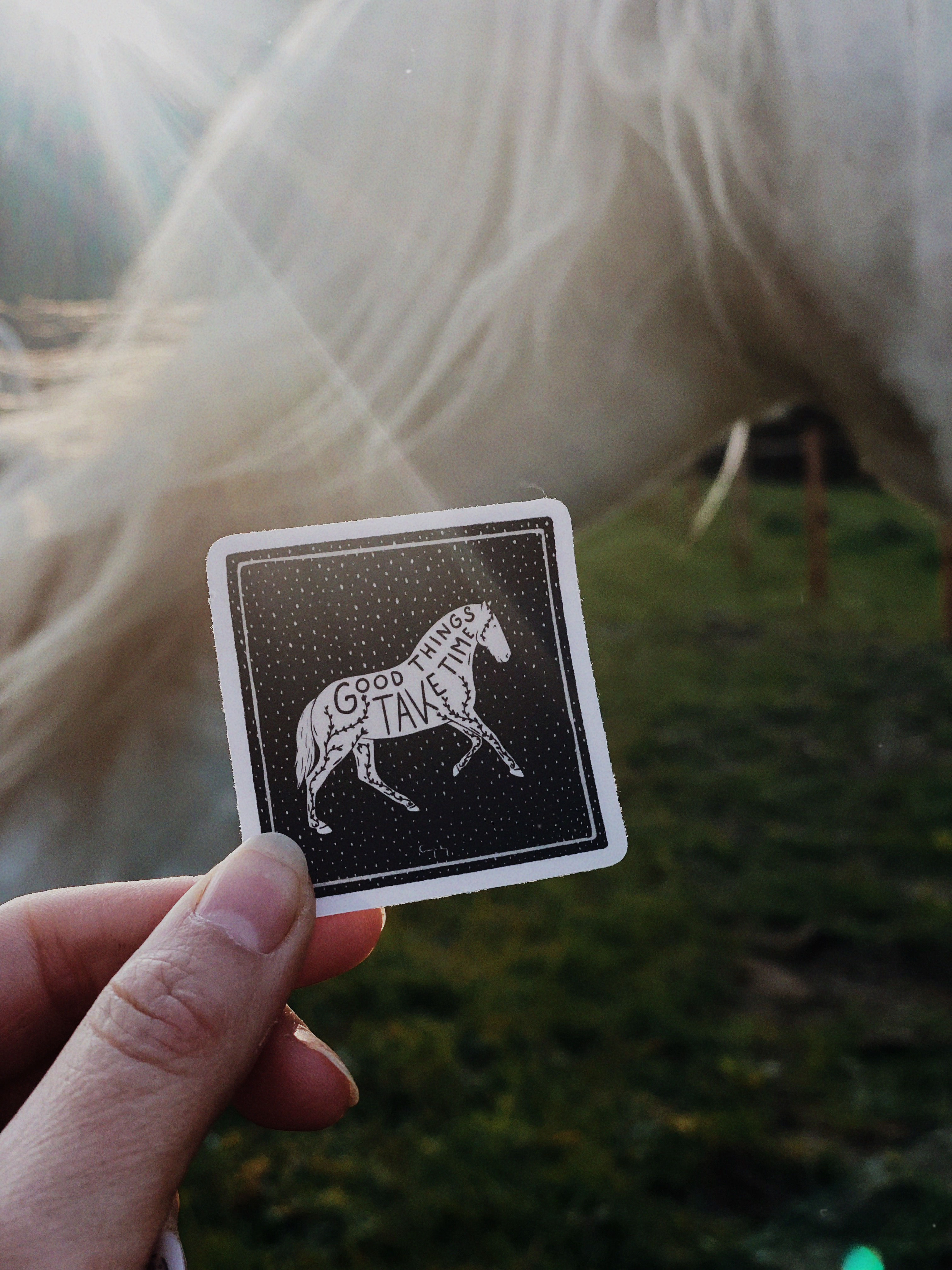 Sticker – Good things take time