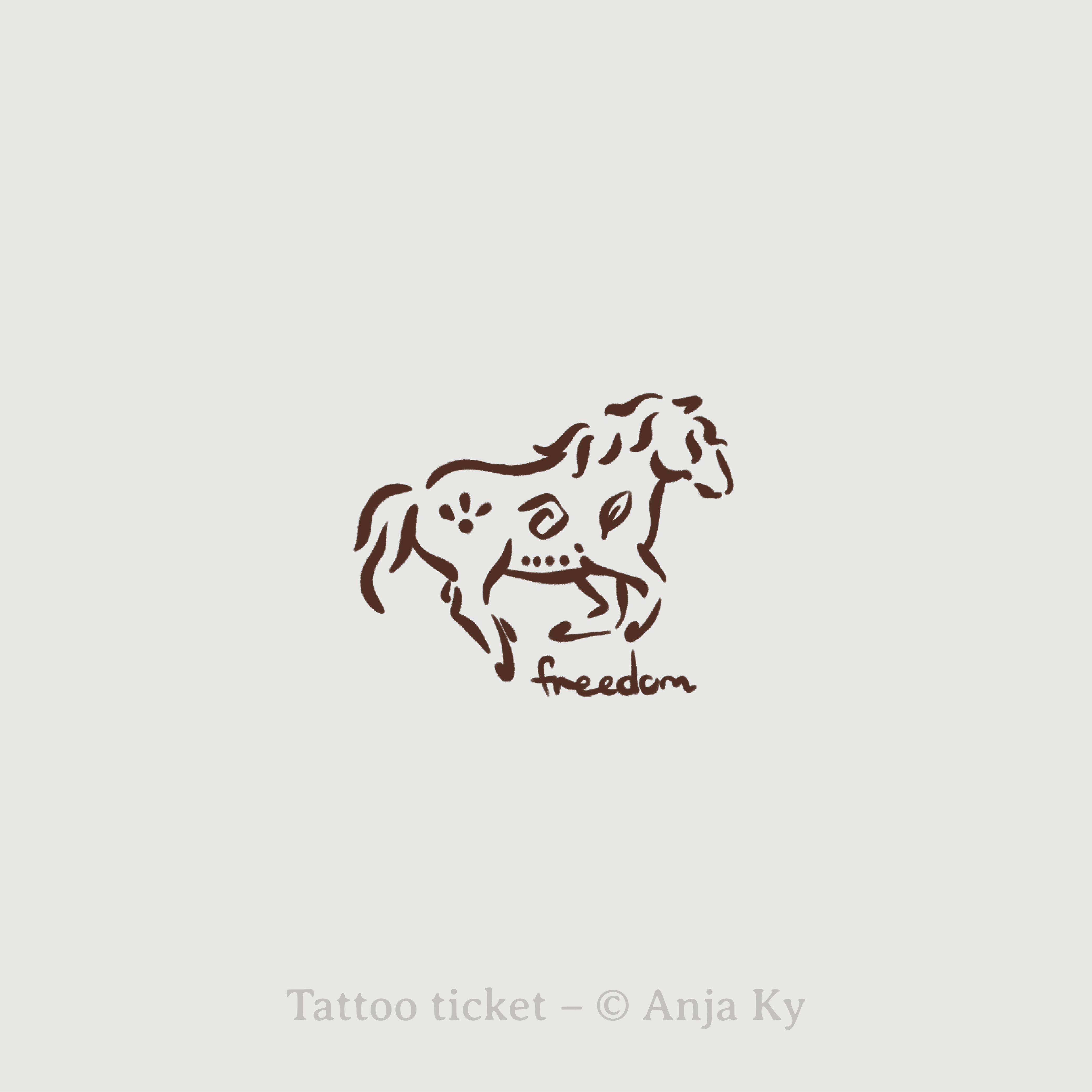 Tattoo ticket – Freedom