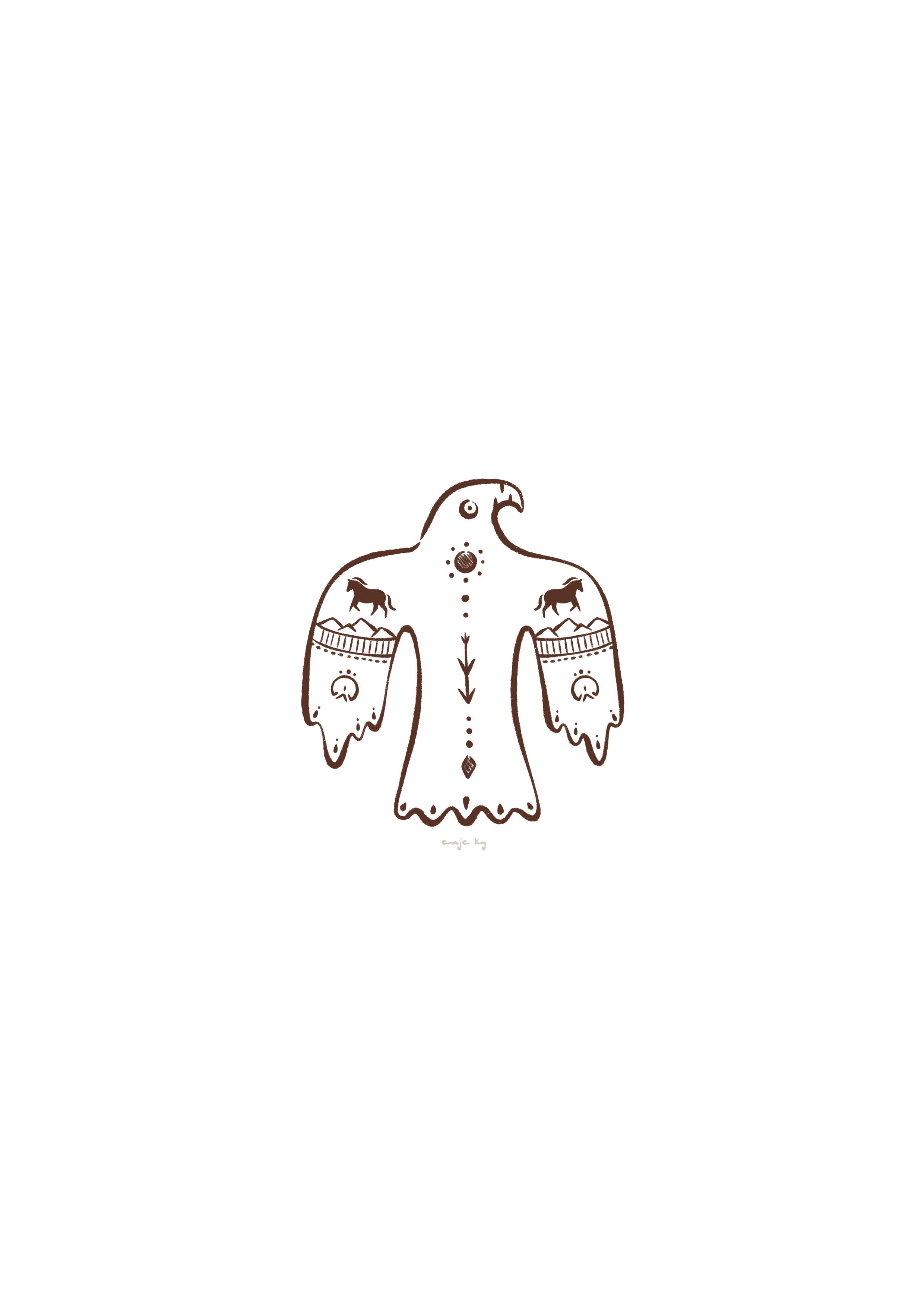 Digital print – Eagle love