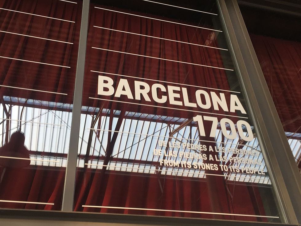 Entrada exposició "Barcelona 1700"