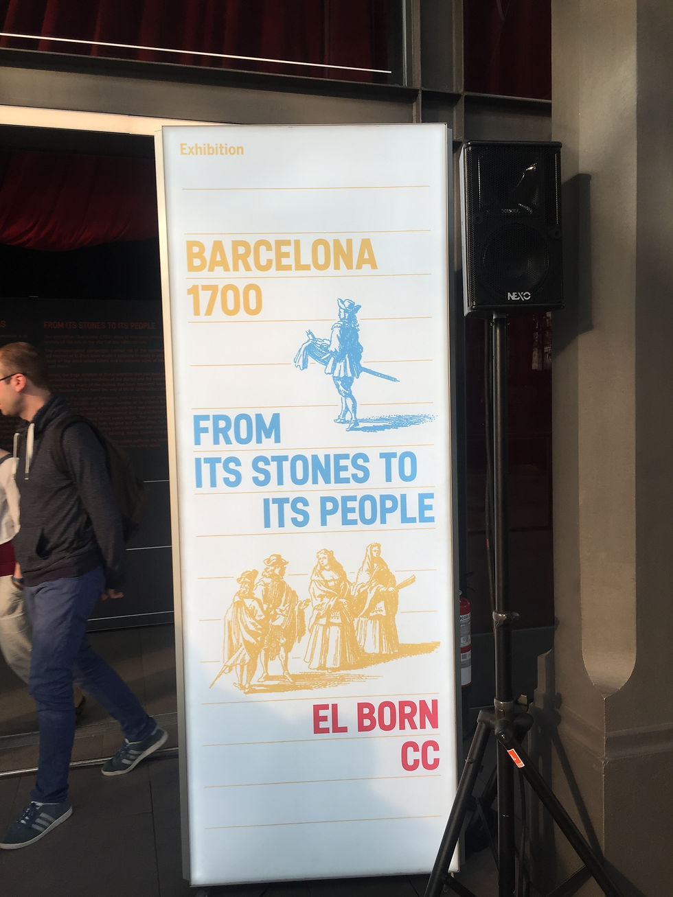 Entrada exposició "Barcelona 1700"