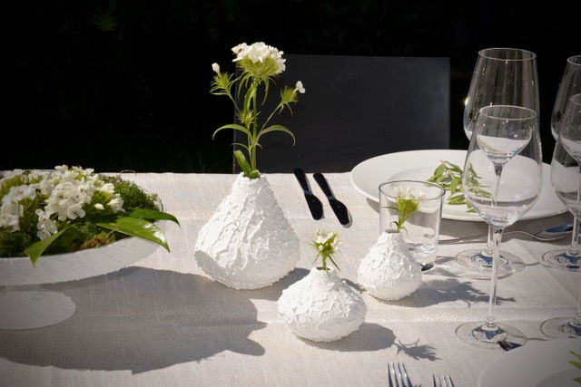 Foto Shooting White Structure Vases by MagoDesign
