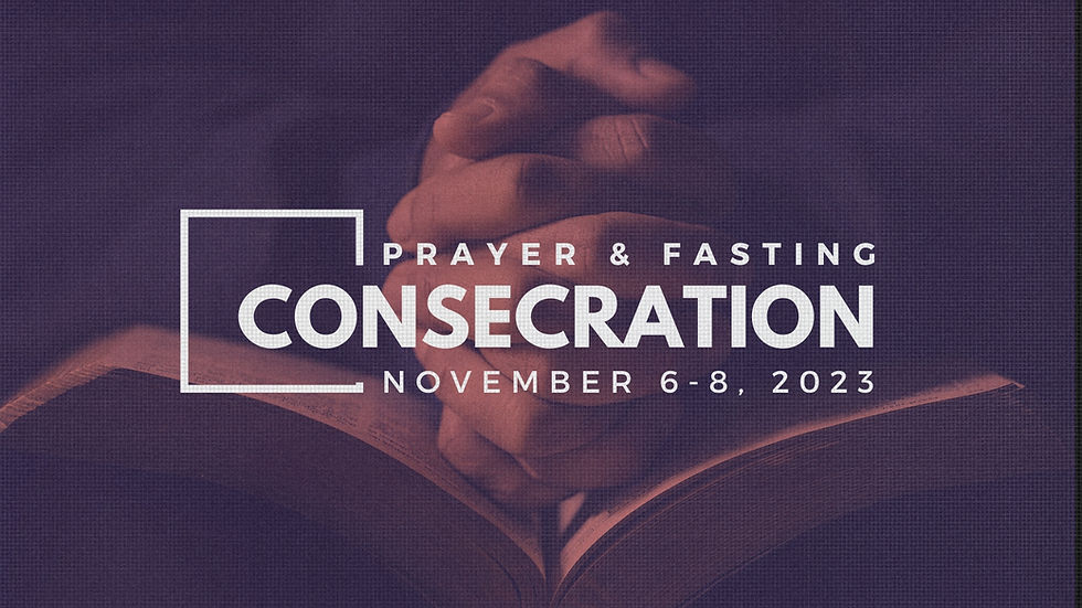 Days of Consecration