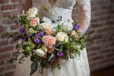 Bridal Bouquet Brick Wall