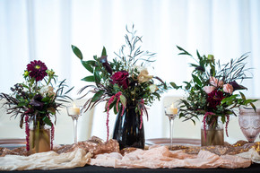 Dark Rose Gold Styled Shoot