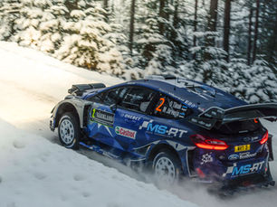 TÄNAK IN PODIUM POSITION AT RALLY SWEDEN