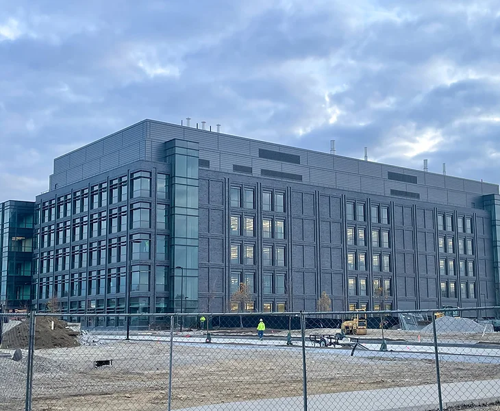 An exterior photo of the Interdisciplinary Research Facility
