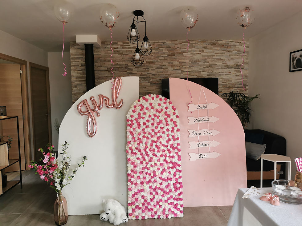 Mur de fleurs