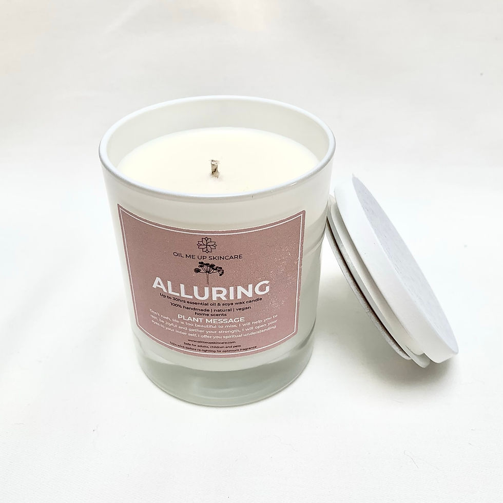 Alluring soy wax scented candle