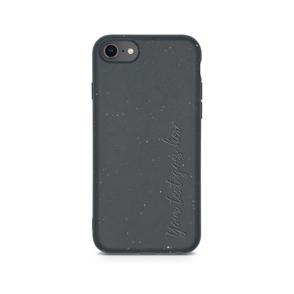 Thumbnail: Biodegradable Personalized Phone Case - Black