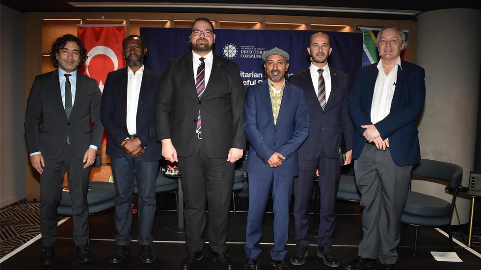 Panel participation: Türkiye's Humanitarian Diplomacy and Assistance in the Peaceful Resolution of Conflicts, Johannesburg, 21 November 2025