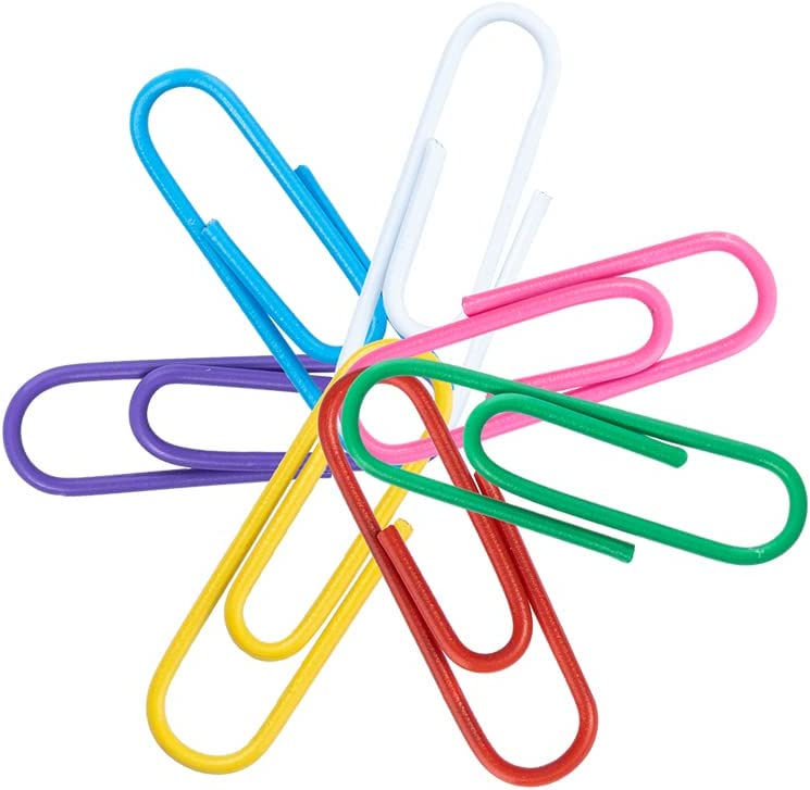 Multicolor Paper Holder Clips U Pins (Size : 28mm)(Pack Of 100 Pins)