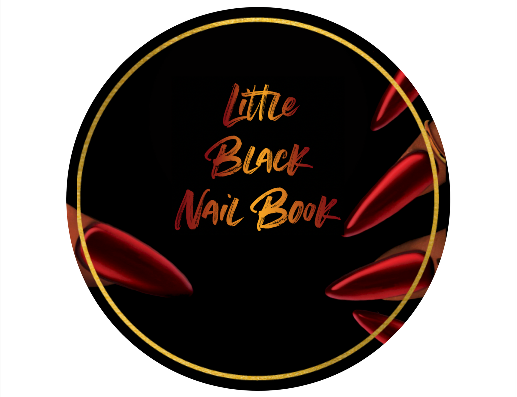 Nail Art Book Nail Art Workbook & Planner Journal Little Black