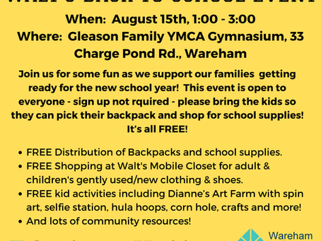 Walt's 5th Annual Back to School Event!