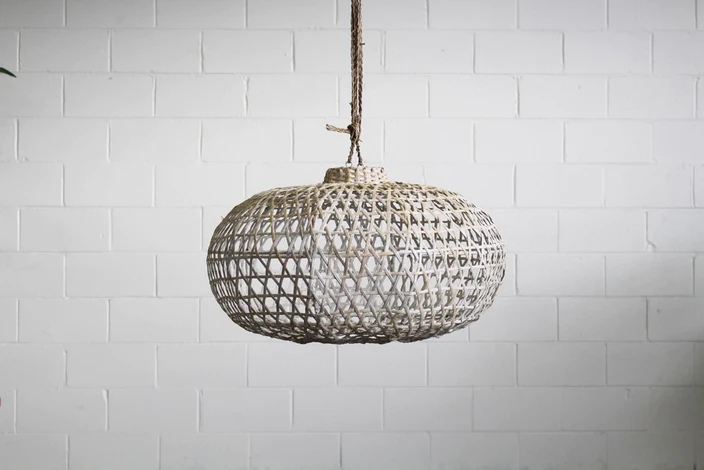 Whitewash pendant light deals
