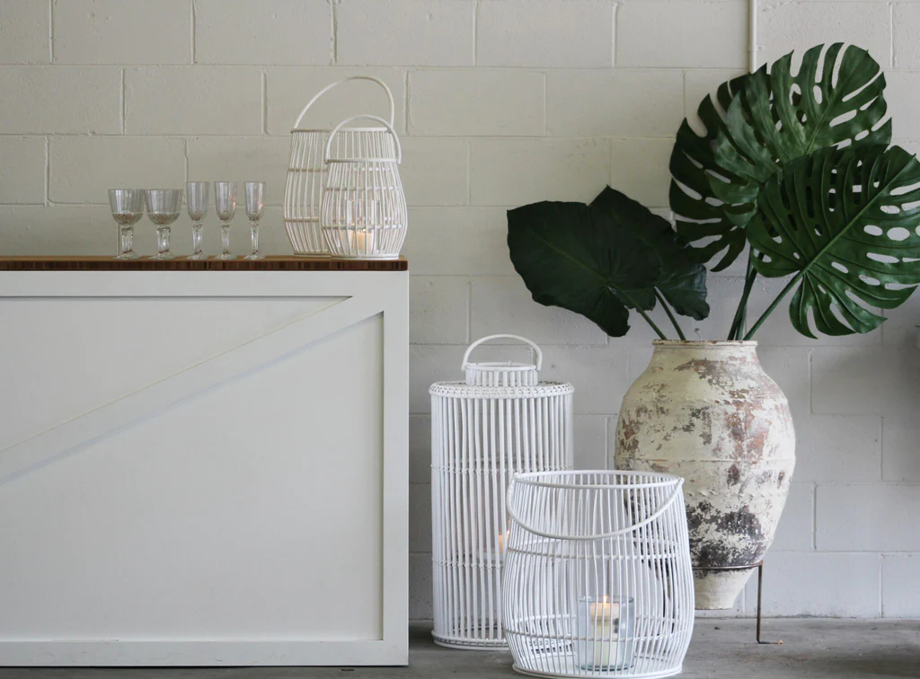 Tall White Lantern The White Place