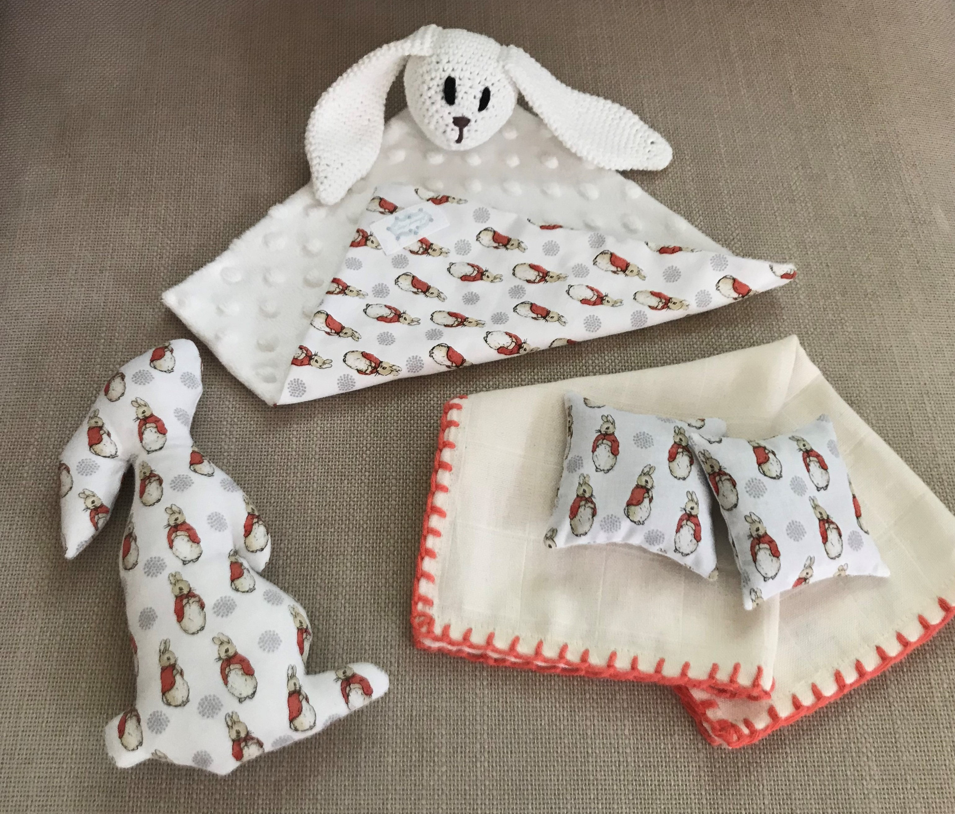 Peter Rabbit Rattle Baby Toy Newborn Gift Baby Shower Comforter