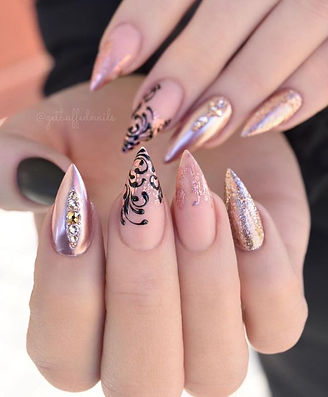pink nails