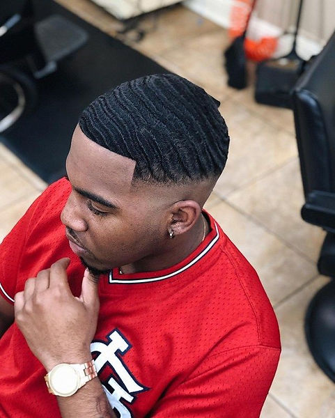 men waves hairestyle