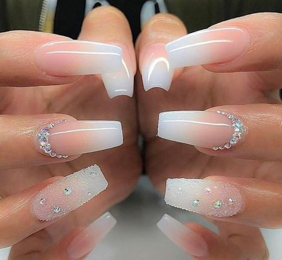 white nails