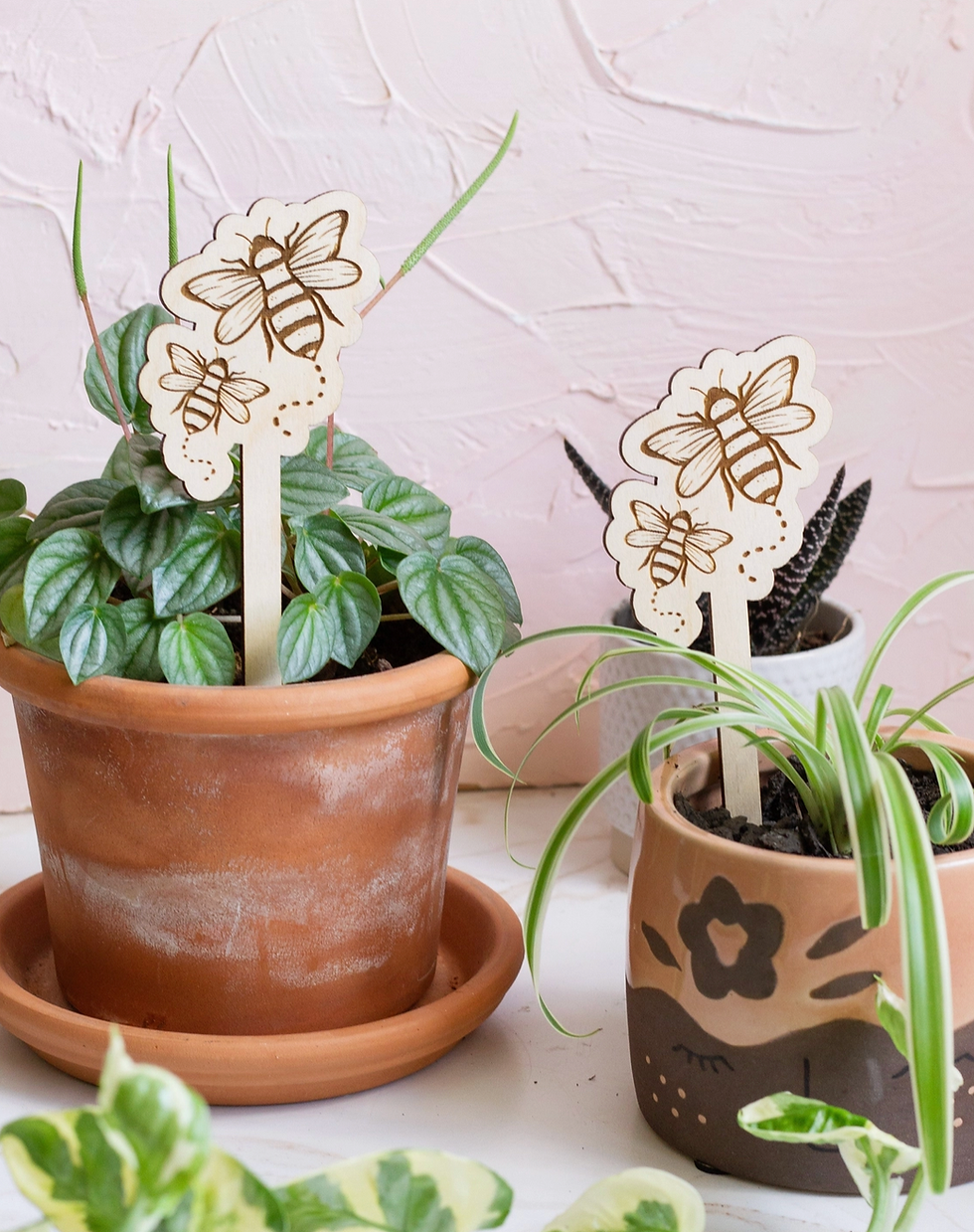 Thumbnail: The Print Pantry Bumble Bee Plant Stake