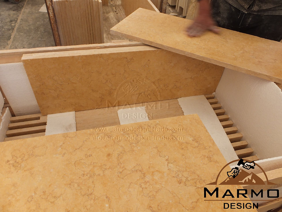 Sunny Dark - Egyptian Marble Tiles