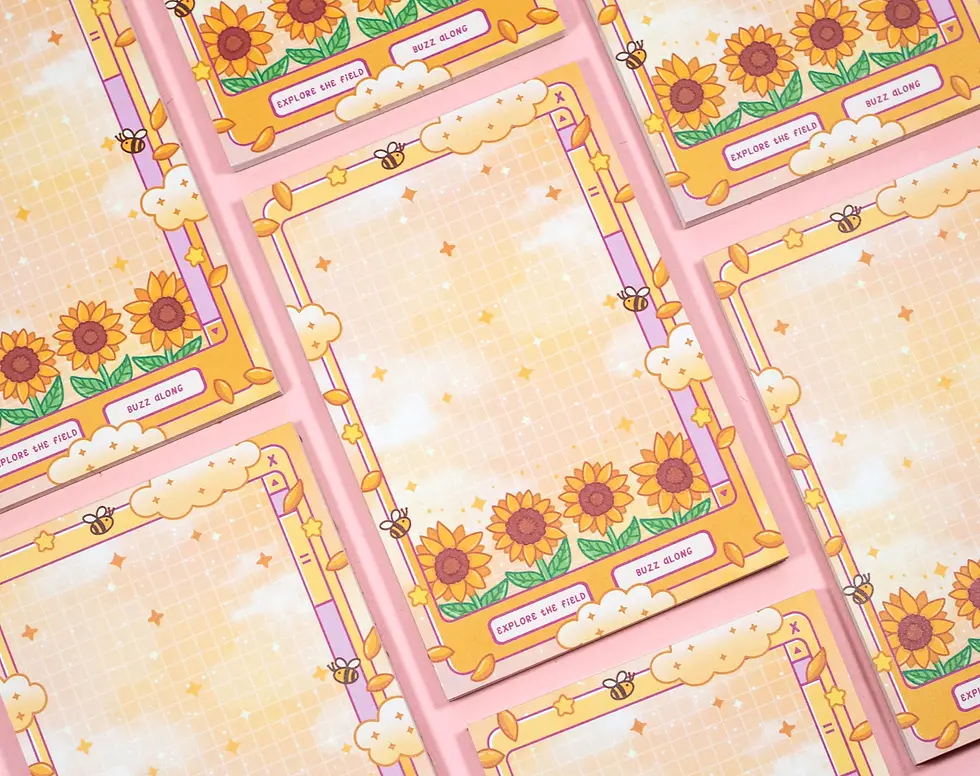 Thumbnail: Unicorn Eclipse Sunflower Dreams Notepad