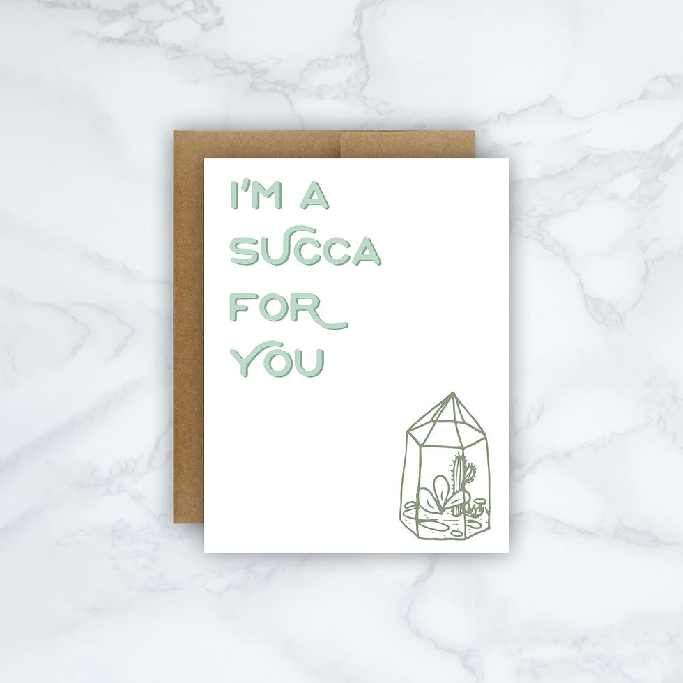 Thumbnail: I'm A Succa For You Greeting Card