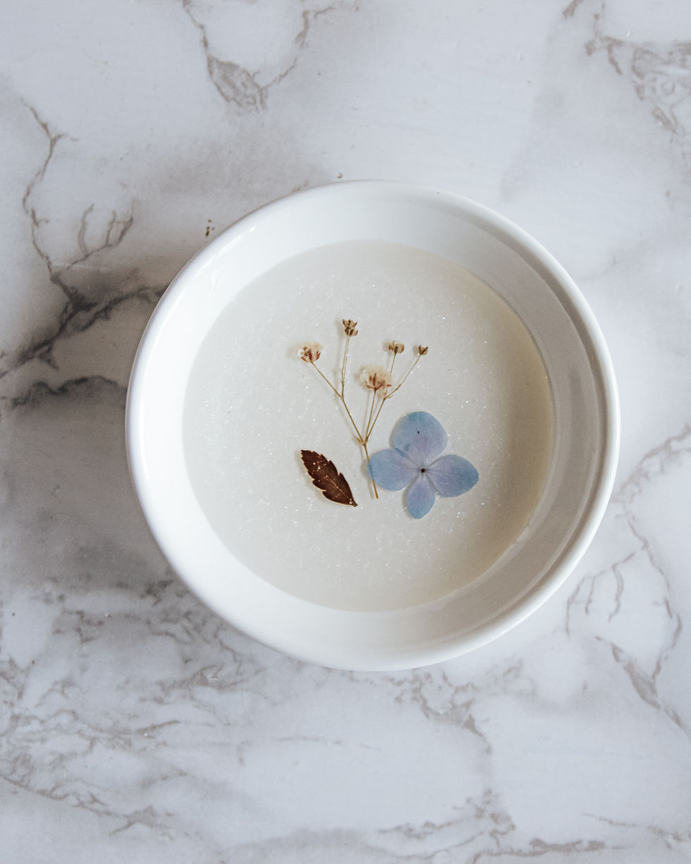 Blue Hydrangea Trinket Dish