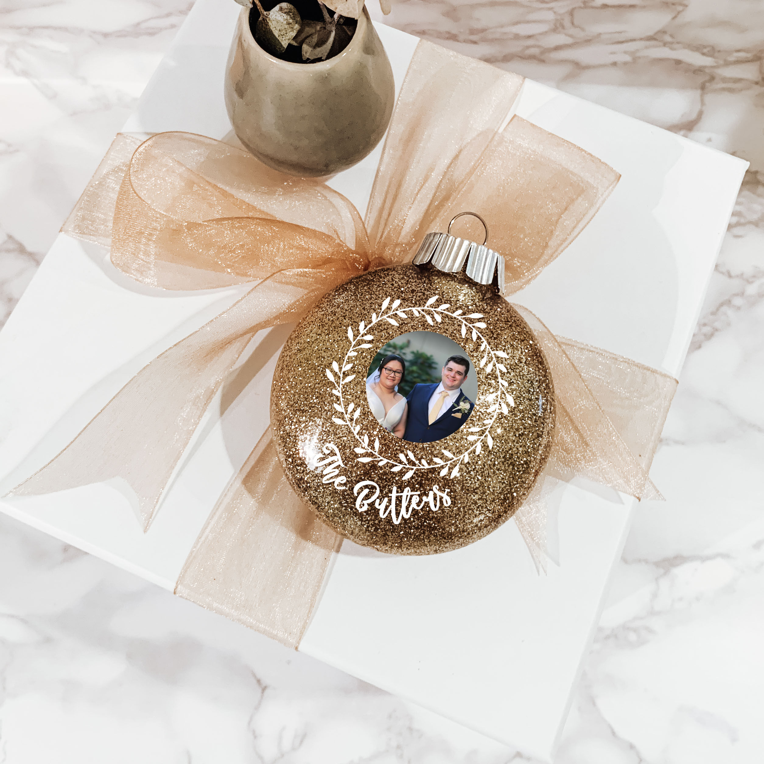 Custom Photo Holiday Ornament