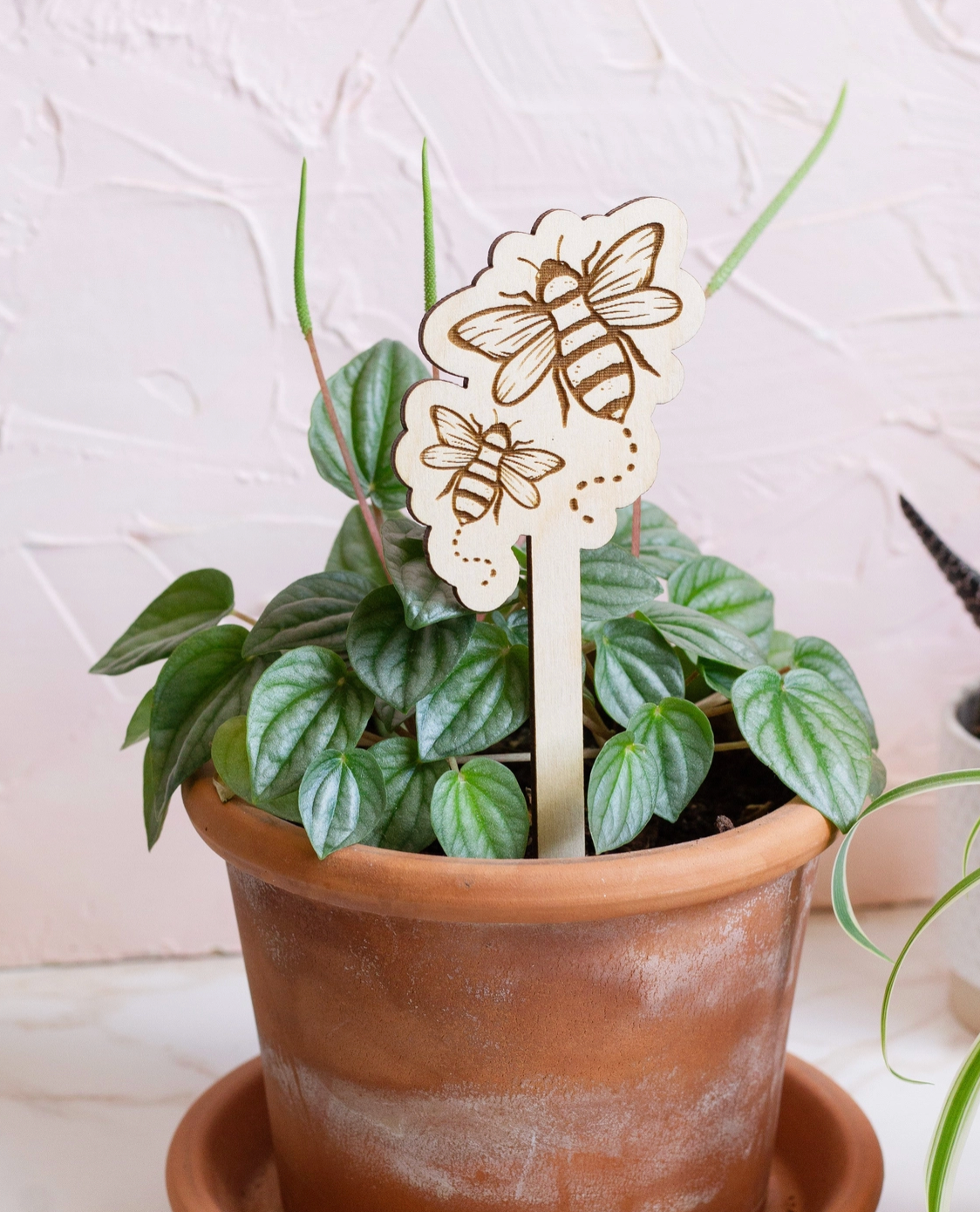 The Print Pantry Bumble Bee Plant Stake