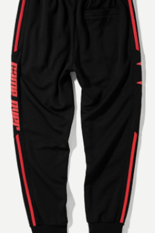 red stripe tracksuit