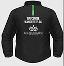 Jacket with sponsor logo