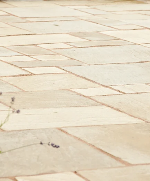 new stone paving