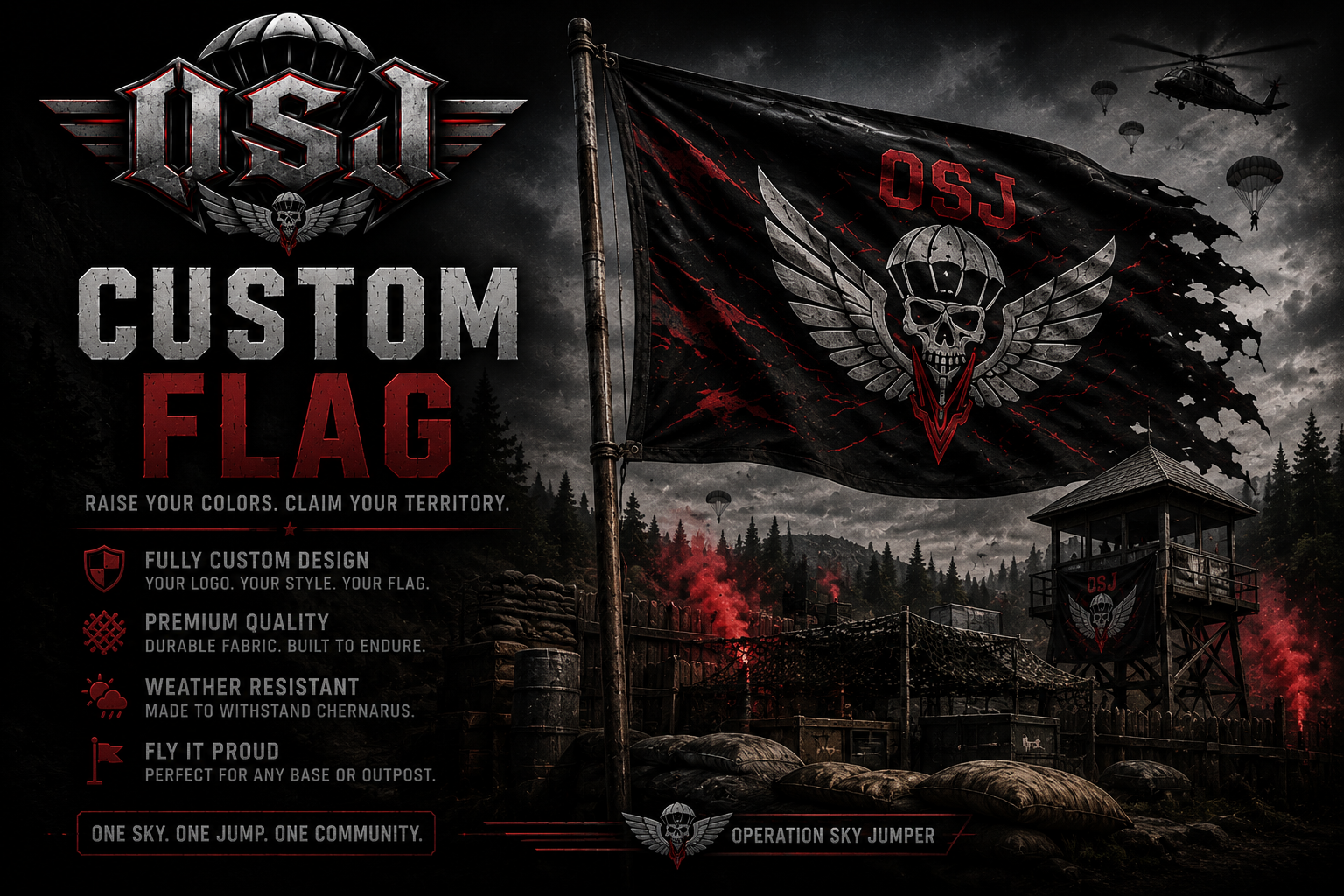 OSJ Custom Flag